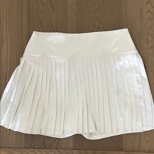 YPB White Pleated Tennis Skort - Women's Athletic Skirt